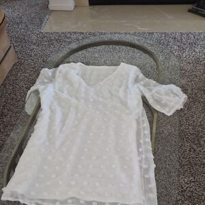 Elegant White Women's Dress